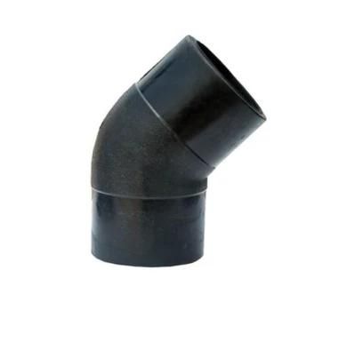Plastic Pipe Fitting PE100/HDPE/PE Socket 45 and 90 Degree Elbow