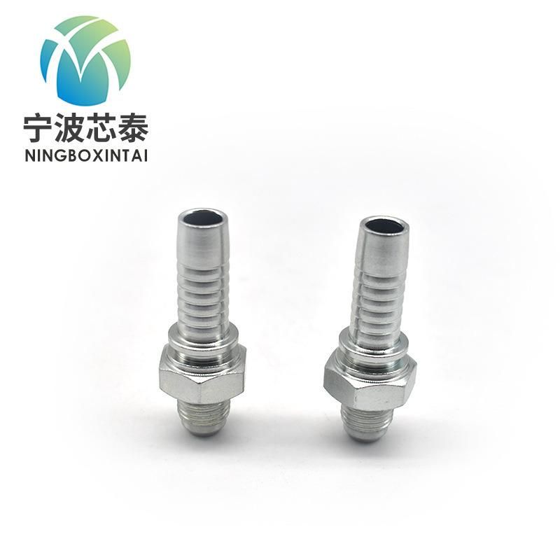 One Piece Fitting Customize Hydraulic One Piece Crimp Fitting OEM Highly Polished Hydraulic Fitting for Pipe Equipment Reducer Pipe Fitting Elbow Pipe Fitting