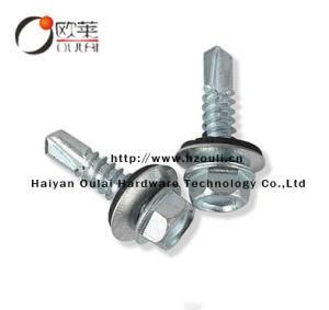Hex Head Self Drilling Tapping Screw Zinc Plated Building Screw14 6.3 12