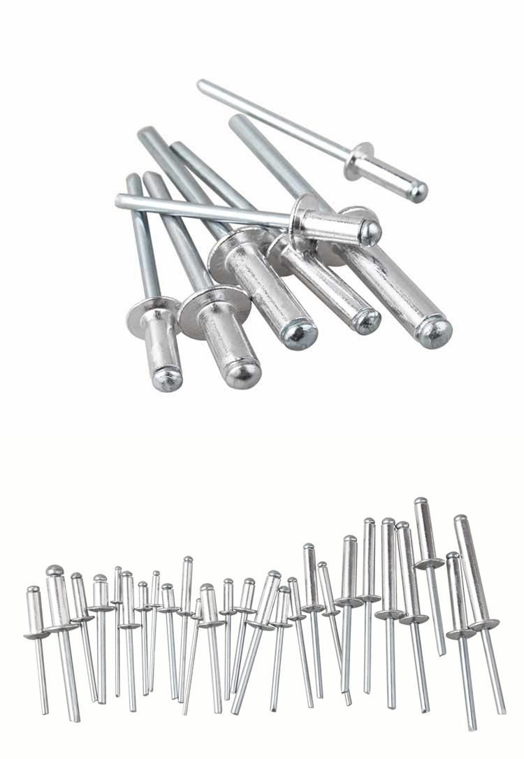 Pull Mandrel Rivets Aluminium Rivets 5mm Round Head Pulling Rivet Open-End K-Type M2.4m3.2m4