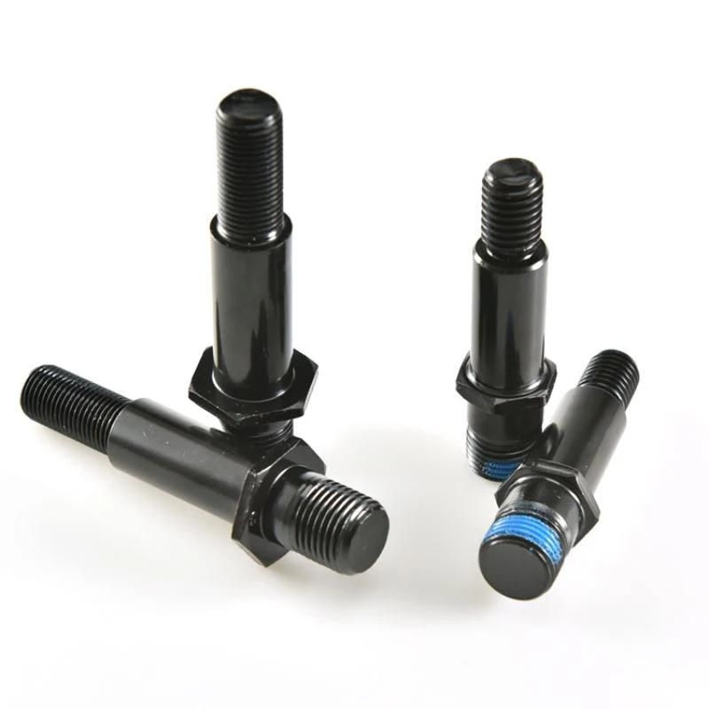 ANSI Special Black Nylok Machine Double End Alloy Steel Hex Screws