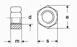 High Strength Stainless Steel Nut DIN557