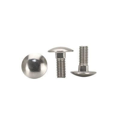 M8 Stainless Steel 304 DIN603 with Hex Nut Mushroom Head Round Head Square Neck Carriage Bolt