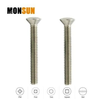 Oval Head Stainless Steel Phillips Drive Machine Screw