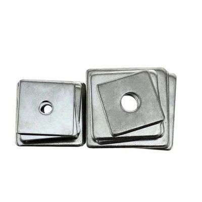 China Manufacturer Stainless Steel Thin Flat Washer Square Washers DIN436 Washers