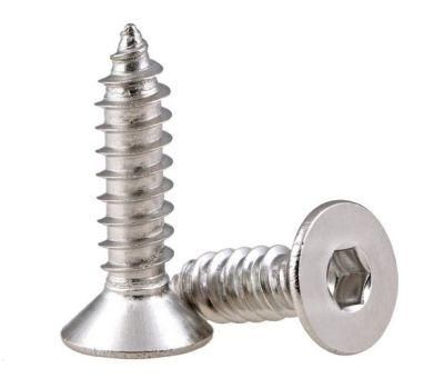 High Qality Industrial Use Stainless Steel M1.6 Hex Socket Countersunk Screw