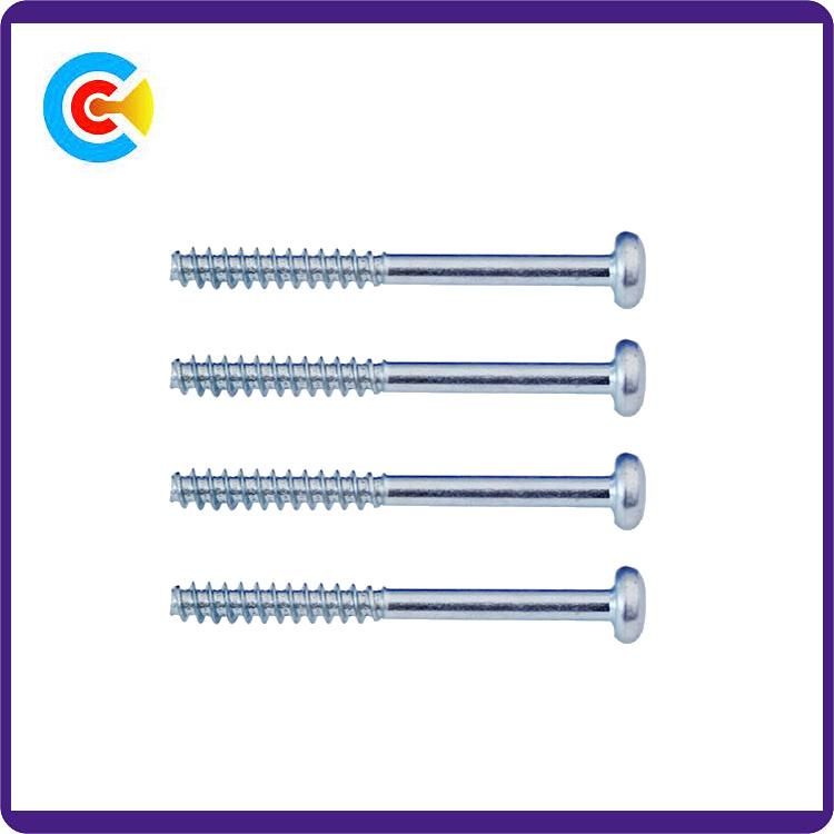 DIN/ANSI/BS/JIS Carbon-Steel/Stainless-Steel Plum/Shrink Rod Tail Self Tapping Screw for Buiding/Railway/Car