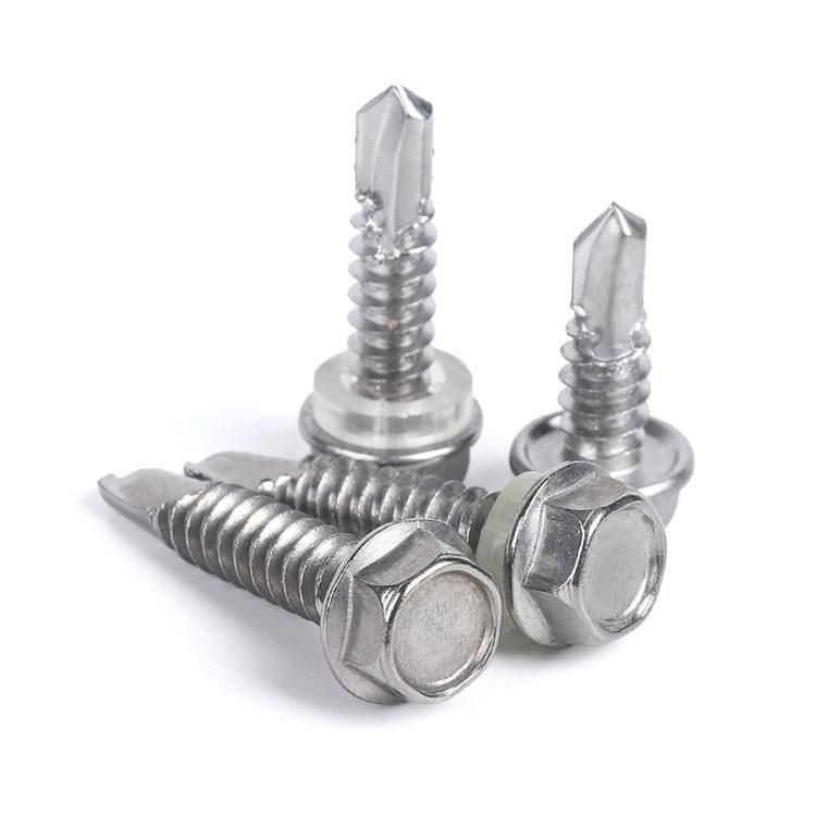 DIN7504K Hex Wahser Head Hex Head Self Drilling Screws Stainless Steel 304 316 410