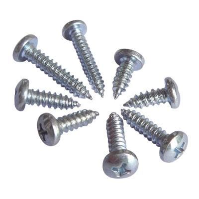 Phillips Pan Head Self Tapping Screw DIN7981 White Zinc Plated