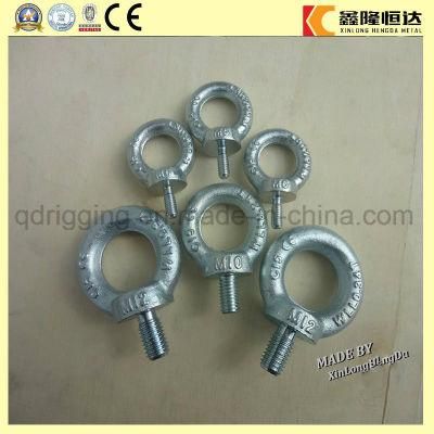 Drop Forged Galvanizing Marine Lifting Rigging DIN580 Eye Bolts