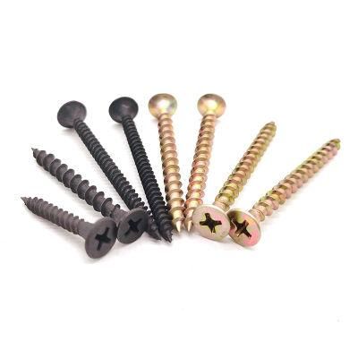 Bugle Head Cross Self Tapping Drywall Screws with Black, Grey, Zinc Plated &Chipboard Screws &Truss Head Screws
