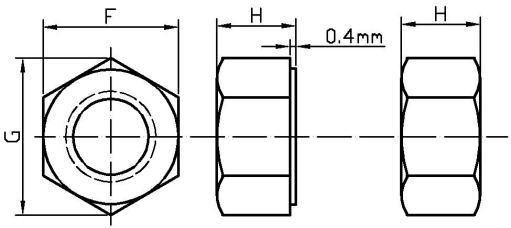 Gr. 2h Heavy Hex Nut with Black Oxid