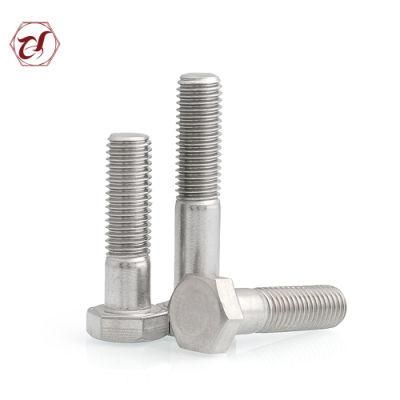Stainless Steel Half Thread Hex Bolt / Zinc-Plated Fastener Bolt /HDG Hex Bolt