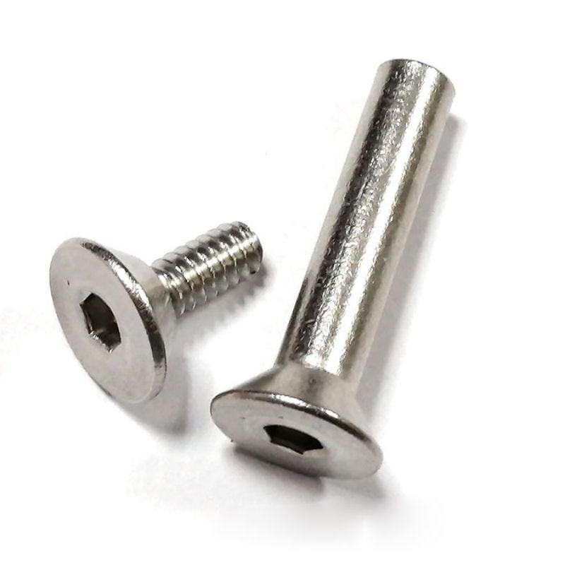 Customized Undercut Countersunk Chicago Male Female Ss Flat Head Screw