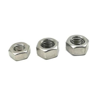 M4 SS304 Stainless Steel A2-70 DIN934 Hex Nut Hexagon Nut with Coarse Thread