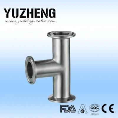 Sanitary Stainless Steel Pipe Tee Clamped