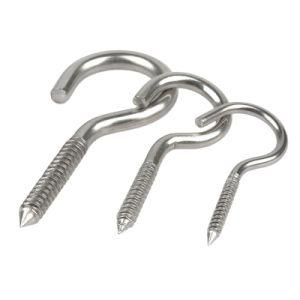 Wholesale A2 A4 Stainless Steel Metric Inch Eye Hook Wood Screw Eye Hook Screw Self Tapping Screw