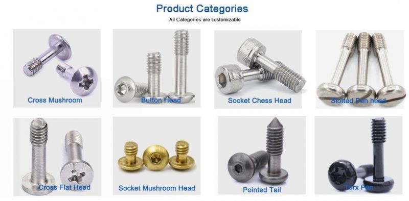 High Quality Stainless Steel 304 A2-70 A2-80 Socket Screw Button Hea Reamer Bolt Captive Screw for Electric Application