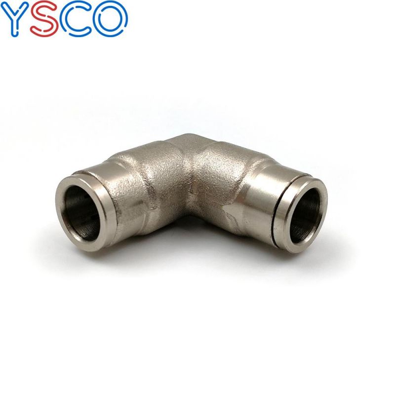Ys High Pressure Quick Coupling Elbow Connector for 3/8" Od Pipe