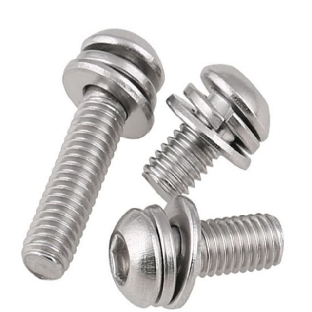 Round Head Corss Phillips Pan Head Combination Screw Self Taping Combination Bolt