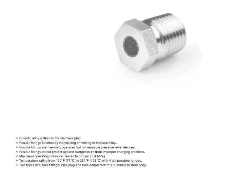 Hikelok Stainless Steel Fusible Fittings Fuf