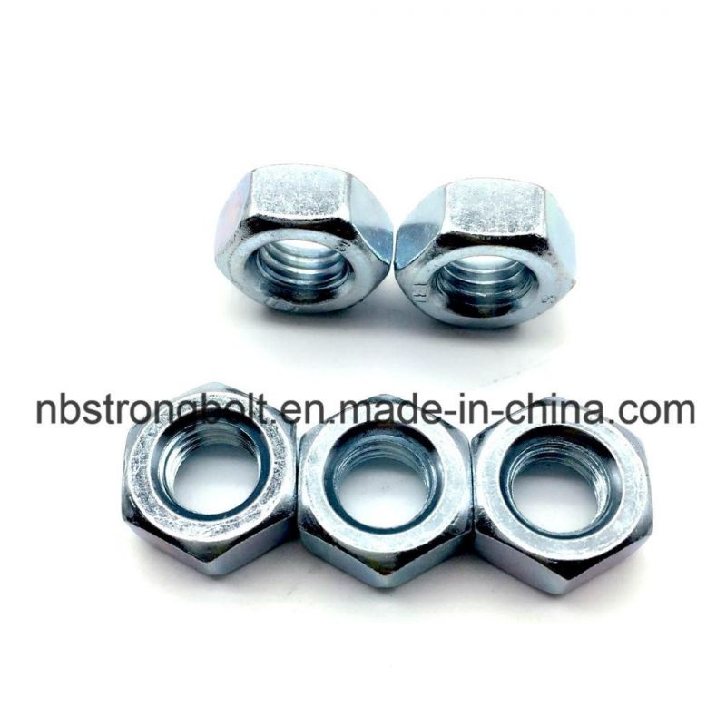 DIN934 Hex Nut with Zinc Palted