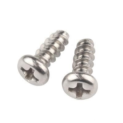 Stainless Steel 304 Cross Round Head Pan Cutting Self-Tapping Screw GB