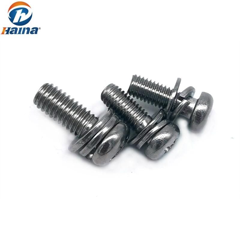 Stainless Steel Phillips Pan Head Combination Screws Sems Screw