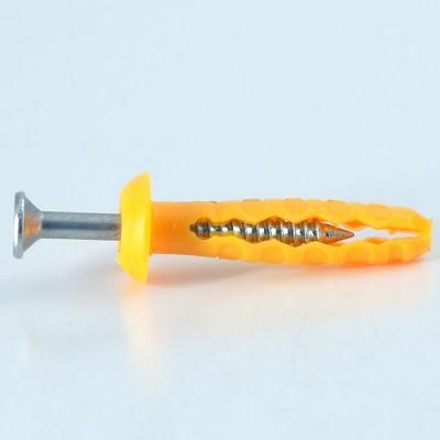 Mushroom Head Screw Hammer Fixing Drive Anchor Plastic Anchor