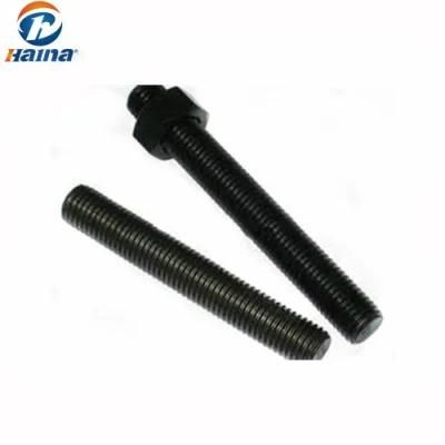 ASTM A193 B7 Black Carbon Steel Threaded Rod with Nut