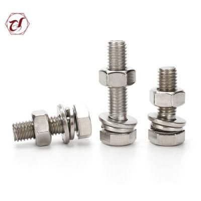 DIN933 Flat Head 316 Stainless Steel Hex Bolt