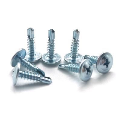 White/Yellow Zinc Plated Roofing Screw Hot Sale Truss Head Self Drilling Nail