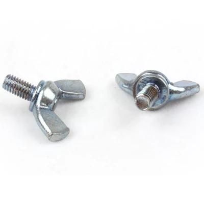Grade 12.9 DIN316 Carbon Steel Blue Zinc Plated Butterfly Wing Bolt