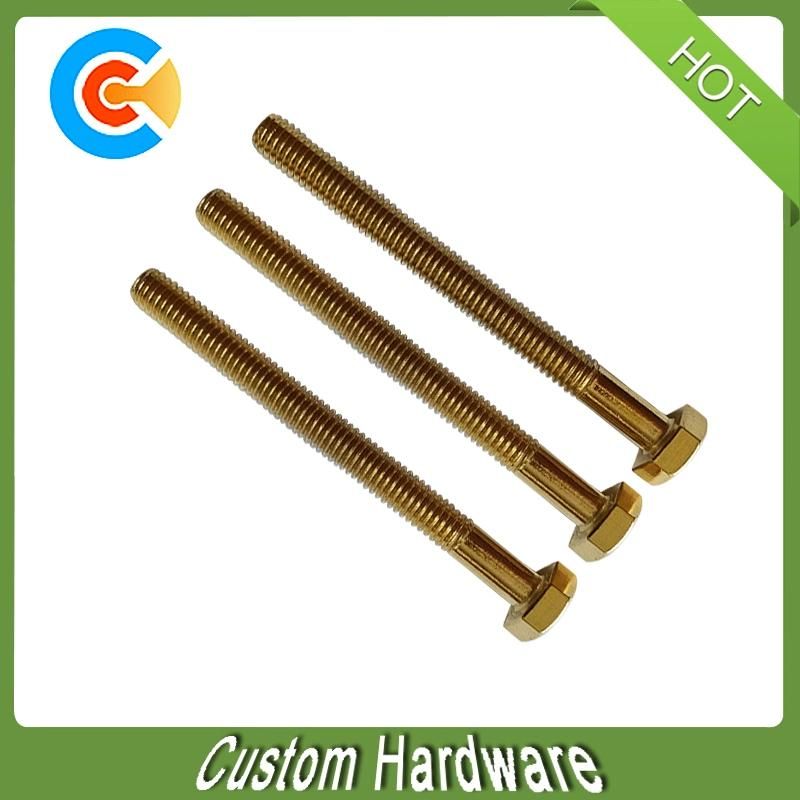 Head Dimension of a 0 Hex Head Lag Screw Brass Hex Head Machine Screws