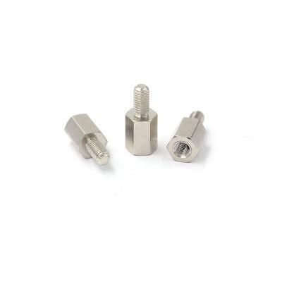 Custom CNC Lathe Parts Stud Bolt Nylon Standoff Hexagonal Standoffs