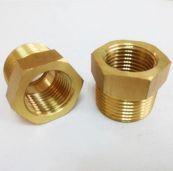 Male and Female Threaded Pipe Water Brass Reducing Bushing