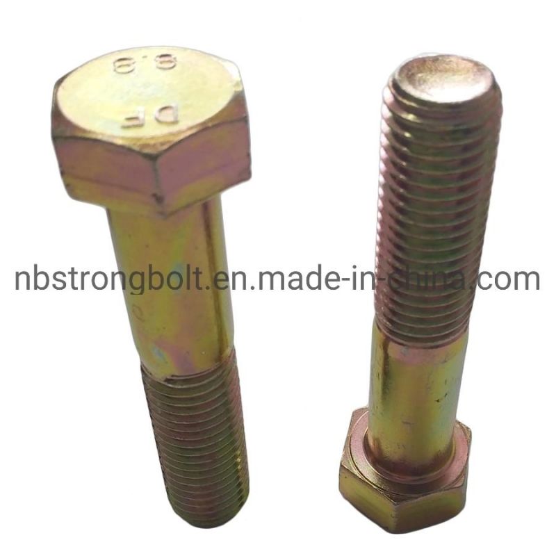 High quality Hex Bolt with Half Thread