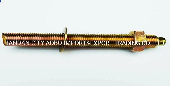 China Supplier Carbon Steel Chemical Anchor Bolts Custom Sizes