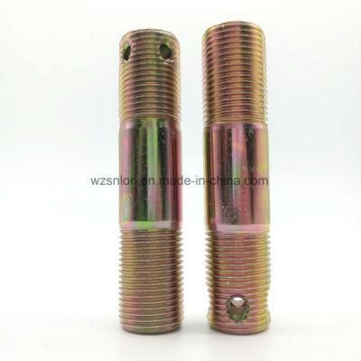 Customized Double Ended Stud Bolts with Holes Ppap Level 3
