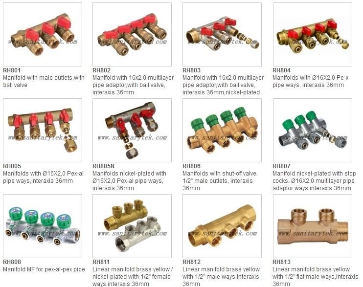 Manifold Mf with Ball Valve for Pex Pipe (F03-943)