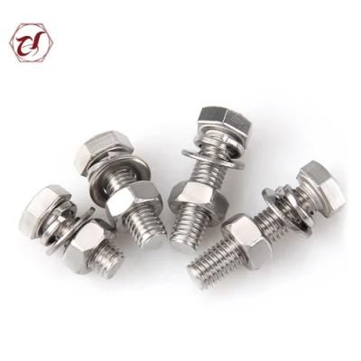 Stainless Steel 304 or 316 A2 or A4 DIN933 Hex Head Bolt