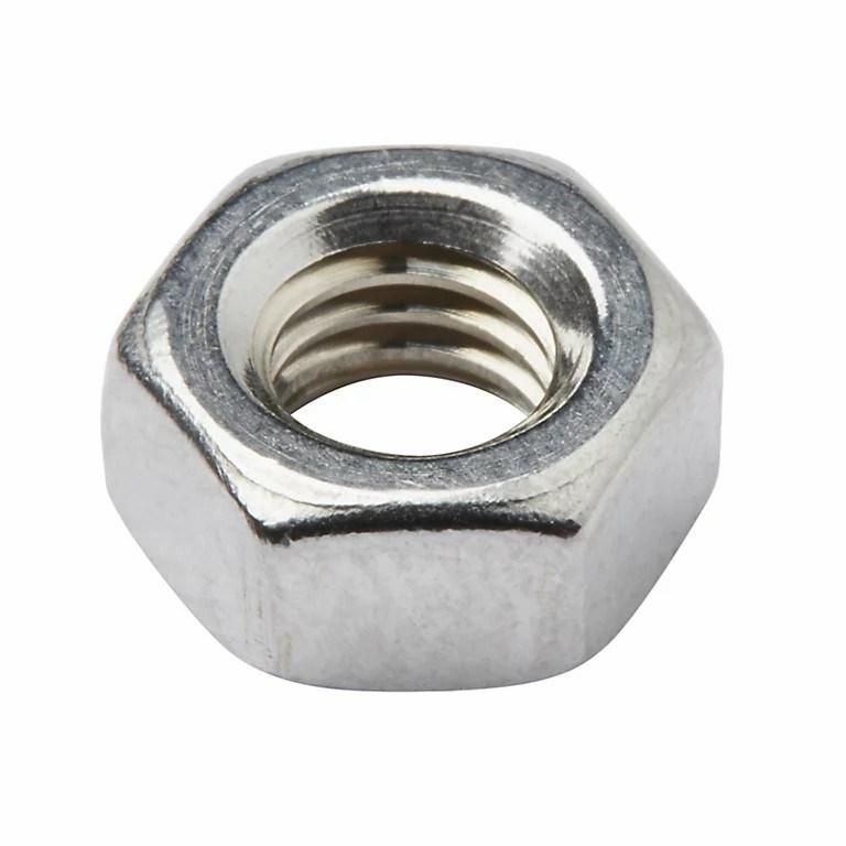 Customized Stainless Steel Pipe Fittings Lost Wax Casting Female Hexagon Lock Nut Hardware