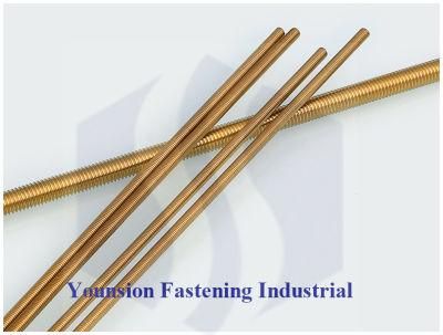Yellow Zinc Plating Thread Rod in 4.8 Grade DIN975