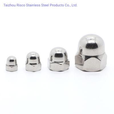 A2-70 A4-70/80 SS304/316 Chinese Manufacturer High Quality Fastener Cap Nut