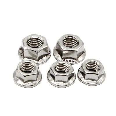 DIN6923 Self-Locking Stainless Steel Hexagon Clinching Flange Nuts