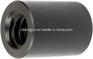 Trapezoidal Inner Thread Round POM Screw Nuts Tr20X4