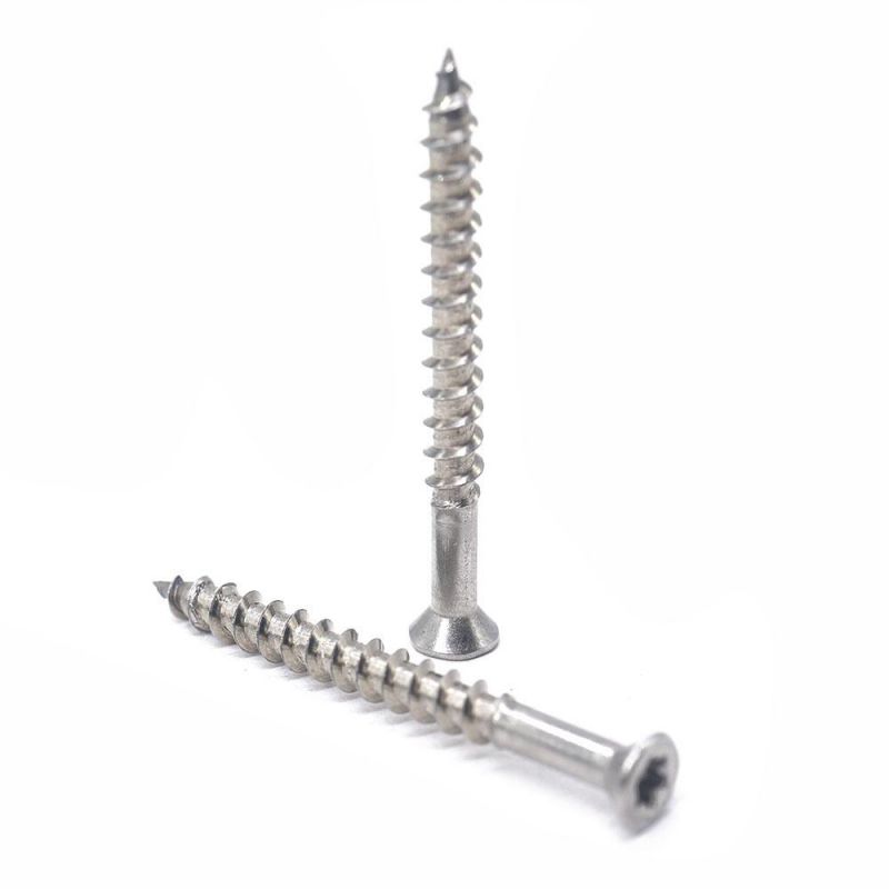 304 Stainless Steel Plum Groove Countersunk Head Tapping Screw Hexagon Screw Flat Head Tapping Screw