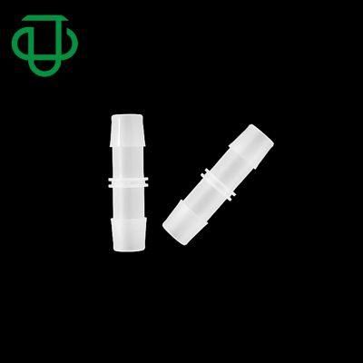 PP 1/2&quot; 12.7mm Barbed Straight Coupler Plastic 2 Way Hose Medical Connector Hose Barb I Type Pipe Fittings