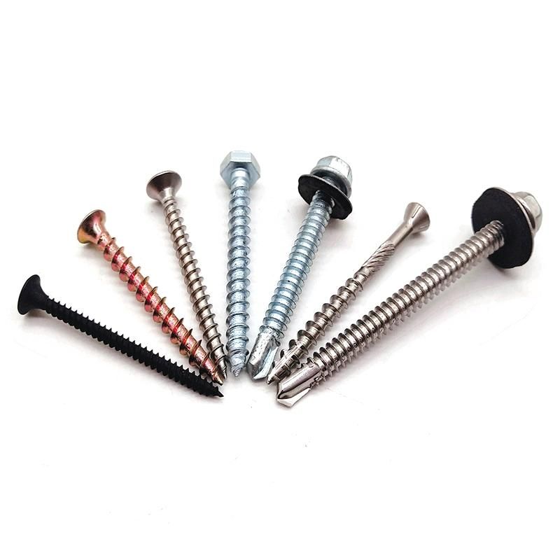 DIN 7982 A2 Full Thread 304 Stainless Steel Screw A4 Tapping Screw 316 Tapping Screw A2 Tapping Screw