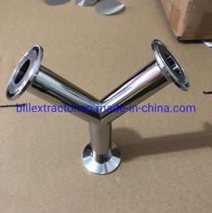 Sanitary Stainless Steel 304 Tri Clamp Y Type Tee